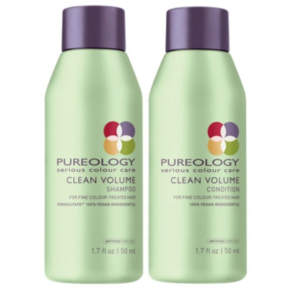 Pureology Clean Volume Shampoo & Conditioner 1.7 Oz Set - Picture 1 of 1